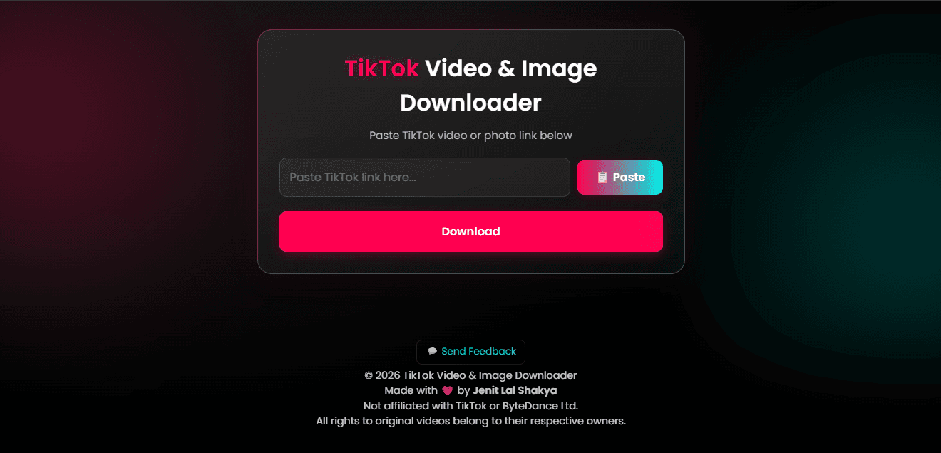TikTok Downloader screenshot